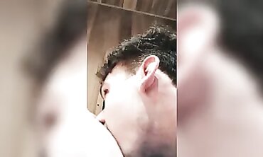 Blonde MILF Gets Licked and Creampied in the Sauna