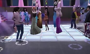 Disney Goddesses Get Annealed at the Disco and Pounded