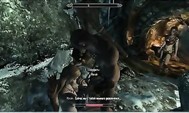 Skyrim Adult Mod Gameplay: Rough Anal & DP Action