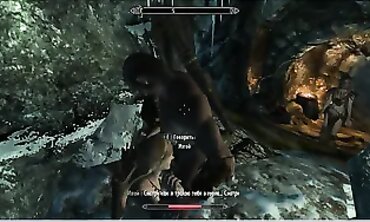 Skyrim Adult Mod Gameplay: Rough Anal & DP Action