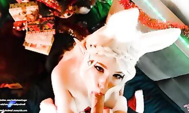 Zelda Cosplay Babe MollyRedWolf Gets Festive Anal and Blowjob Creampie