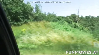 Petite Jackie Tiefenbacher Gets Roughly Fucked in the Woods