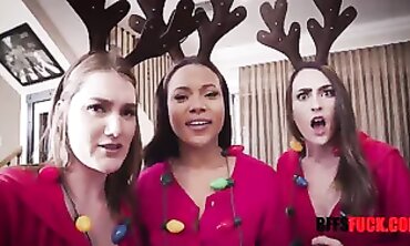 Christmas Group Sex with Best Friends