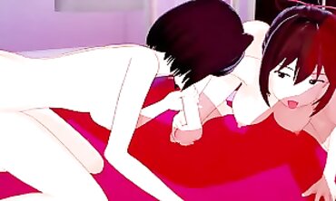 Kantai Bevy: Ise and Hyuuga Threesome