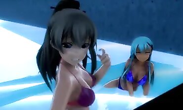 MMD Kancolle Officer Group Sex Story