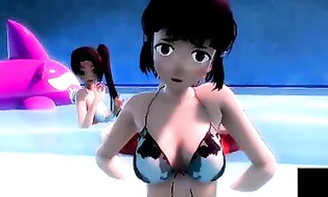 MMD Kancolle Officer Group Sex Story