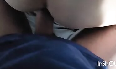 POV Anal: Milf with Beaver Lips Takes a Big Dick