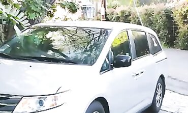 Petite Stepdaughter Gives Stepparent a Rubdown and Blowjob