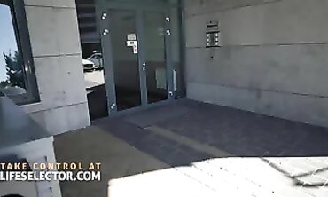 POV MILF and Teen in a Wild Hidden Threesome