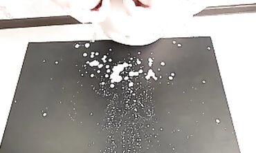 Lactating MILF with Big Boobs and Long Nipples