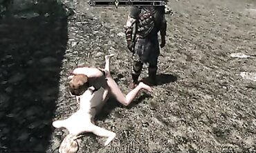Crimson Head Hooker's Job in Skyrim | PC Gameplay