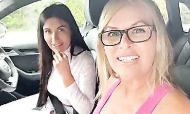 Princess Jasmin and Summer Rose Find a Stud for a Day Out Threesome