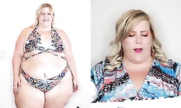 Ash-Blonde BBW With A Big Ass And Wide Load