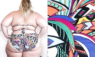 Ash-Blonde BBW With A Big Ass And Wide Load