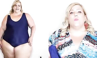 Ash-Blonde BBW With A Big Ass And Wide Load