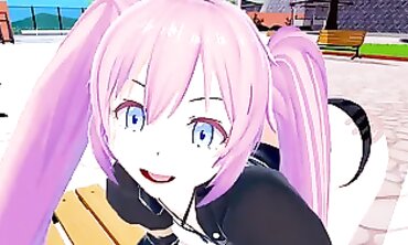 Milim Nava 3D Animated Blowjob and Creampie Adventure