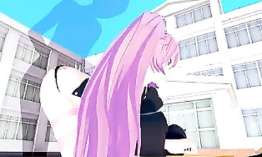 Milim Nava 3D Animated Blowjob and Creampie Adventure