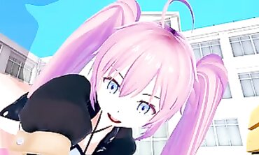 Milim Nava 3D Animated Blowjob and Creampie Adventure