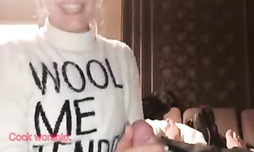 Birthday Girl's Wish Comes True - Blowjob with Facial from Huge Dick