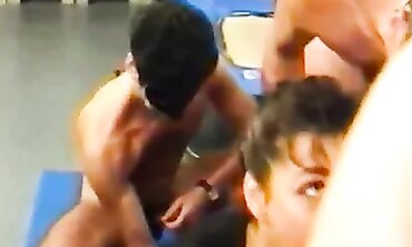 Crista Gets Gangbanged in a Voluptuous French Anal Session