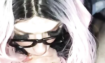 POV: Lexi Sux Caught in NYC for a Rough Anal Face Plow