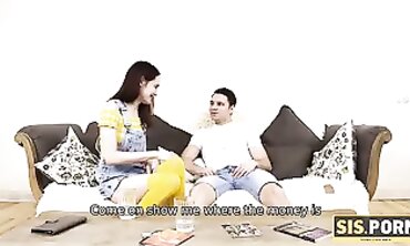 SISTER-IN-LAW. PORNOGRAPHY. Stepsiblings do tasks for currency till all escalates