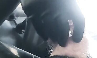 Intense Vibrator Action in Latex Bondage