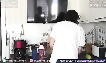 Princess Ex-Wife Gets Creampie While Cooking