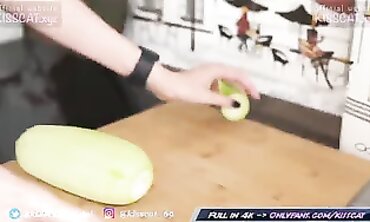 Princess Ex-Wife Gets Creampie While Cooking