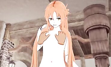 Asuna Gets Blacked by Agil in the Tavern