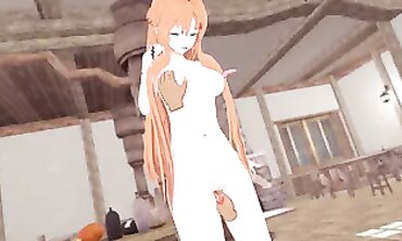 Asuna Gets Blacked by Agil in the Tavern