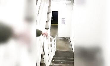 Jaycee Starr and Connor Kennedy Fuck on the Casino Staircase
