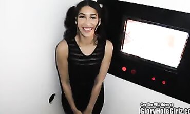 Kitty Foxx Gives a Steamy Latina Blowjob to Glory