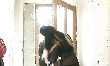 French Amateur Nora Luxia Gets Rough Anal Threesome With Plumbers