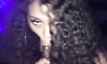 Ebony Amateur Gets Nailed at the Club