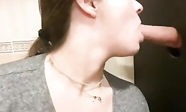 May Love Tries Gloryhole Anal Creampie For The First Time