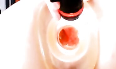 Wand Junkie Displays Her Anal Talent During the Holidays