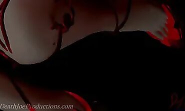 MMD 4K: Dark-Hued Ebony Babe in Mini Microskirt
