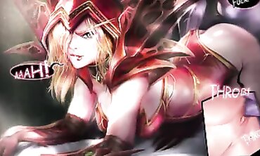 Warcraft Women Animated Compilation by Lacanishu