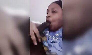 Blonde Bombshell Sucks & Swallows Her Man's Best Friend - POV