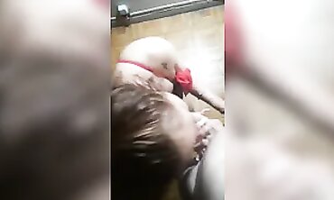 Latina MILF Mom Takes a Deepthroat Blowjob