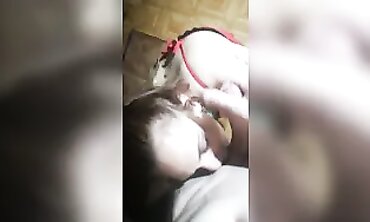 Latina MILF Mom Takes a Deepthroat Blowjob