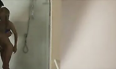 Bathroom Fun Time with My Hot Wife! Sexy Couple Showering Together