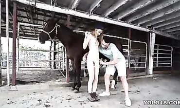 Petite Blonde Kristi May Gets Pounded by Johnny The