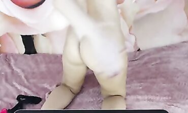 Ash-Blonde Tina CumGo Gets Rough Anal Toy Pounding