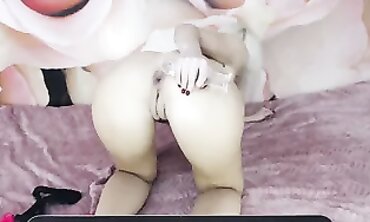 Ash-Blonde Tina CumGo Gets Rough Anal Toy Pounding