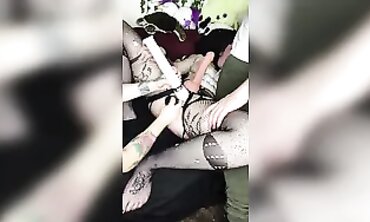 Lovely Daisy98's Punk Blonde Ass Gets Toyed and Blows Daddy