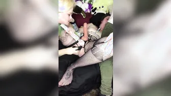 Lovely Daisy98's Punk Blonde Ass Gets Toyed and Blows Daddy