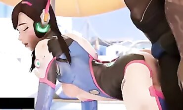 Overwatch D.Va Anal Hentai Cutie