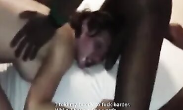 Ebony Guy Spreads Legs for Family Fun